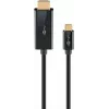 Goobay USB-C -auf-HDMI -Cable 4K a 60 Hz 1 m black - -Plug> HDMI (75696)