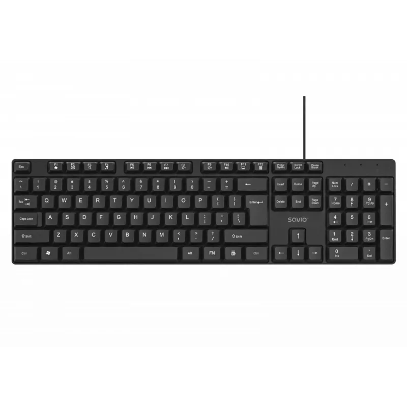 Savio KB-01 keyboard Home/Office USB QWERTY US English Black