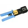 Crimping tool Alantec NI040 for RJ-45 connectors, steel construction, plastic handles, black/blue