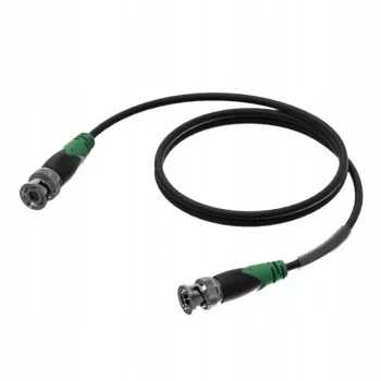 Network Cable Procab 1KPCL215 BNC MALE BNC MALE 50 OHM 1.5M Black