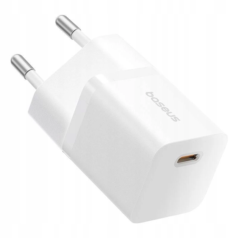 Baseus P10110909213-00 USB-C GaN5 mini 25W mains charger White