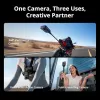 Action camera DJI Osmo 360 Standard Combo — 8K Ultra HD, 120 MP CMOS, 240 fps, electronic stabilization, 2 inch display, MicroSD, 183 g, black