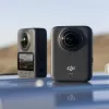 Action camera DJI Osmo 360 Standard Combo — 8K Ultra HD, 120 MP CMOS, 240 fps, electronic stabilization, 2 inch display, MicroSD, 183 g, black