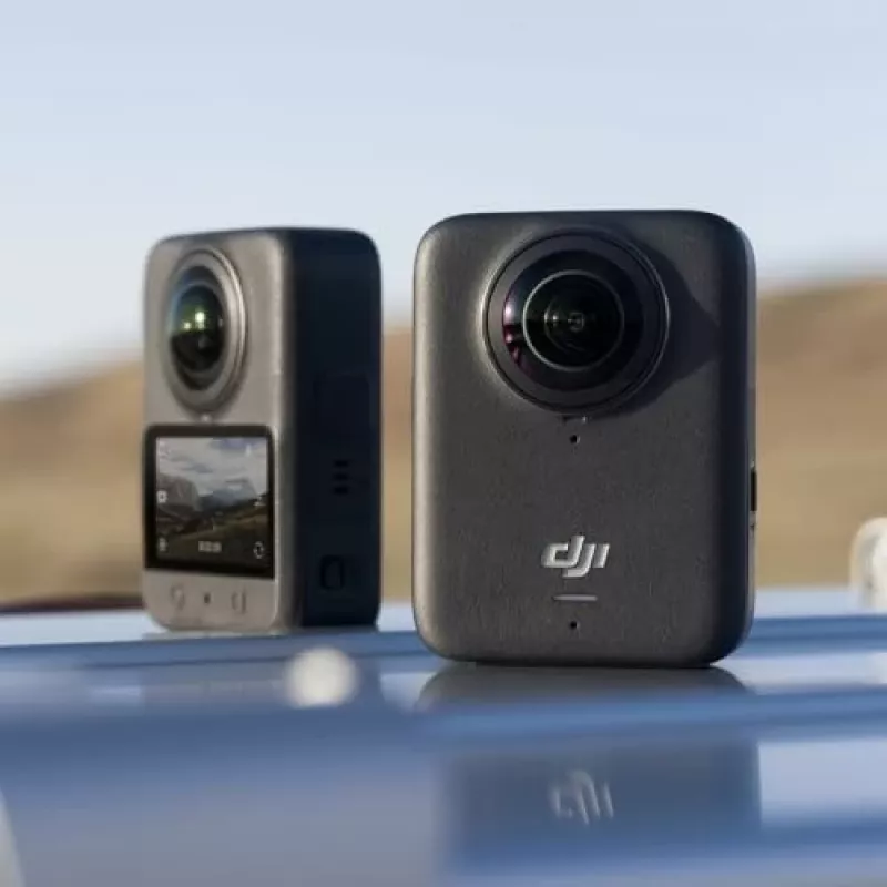 Action camera DJI Osmo 360 Standard Combo — 8K Ultra HD, 120 MP CMOS, 240 fps, electronic stabilization, 2 inch display, MicroSD, 183 g, black