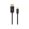 Goobay USB C to DisplayPort Cable - Gold-Plated Connectors, Ultra HD Resolutions up to 4k @ 60Hz Type C Thunderbolt 3/4 to DP Adapter Compatible with