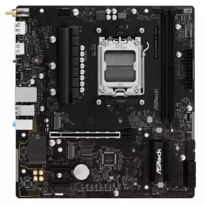 ASRock A620AM-X WiFi AMD A620 AM5 Micro-ATX Motherboard