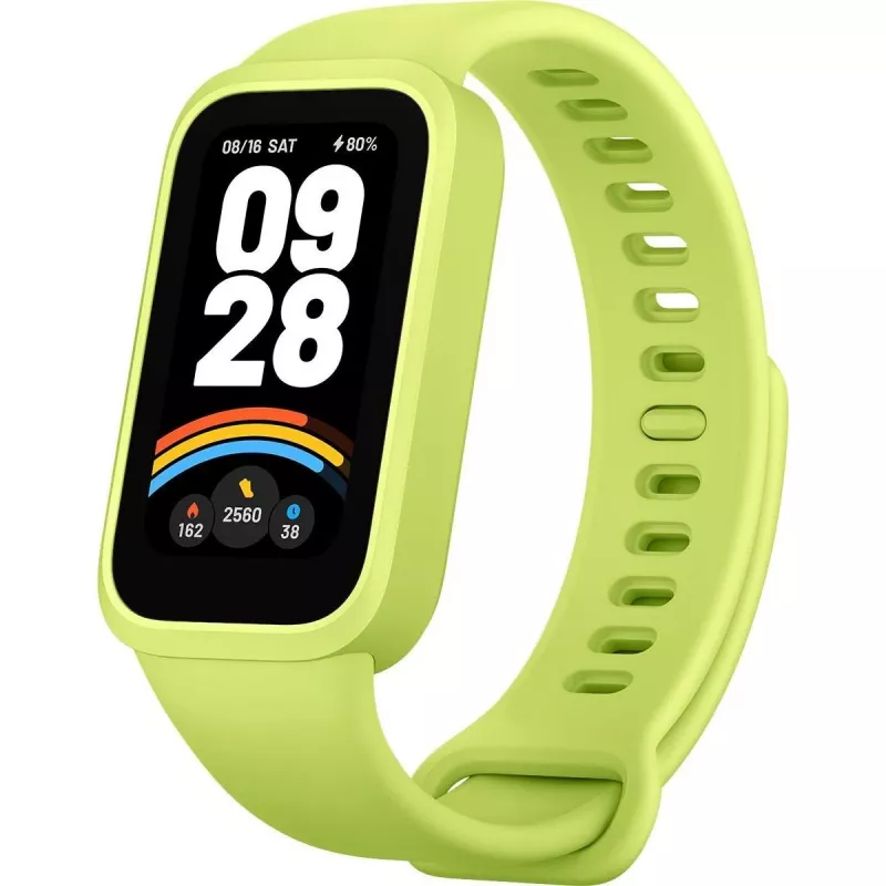 Fitness tracker band Xiaomi 9 Active Green — heart rate monitor, activity tracker, model 70783
