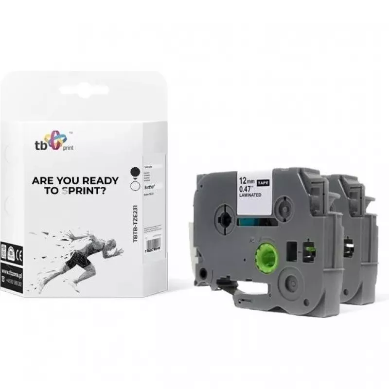 Print, Marking Tape, Label TBP TBTB-TZE231. (1.20cm, White)