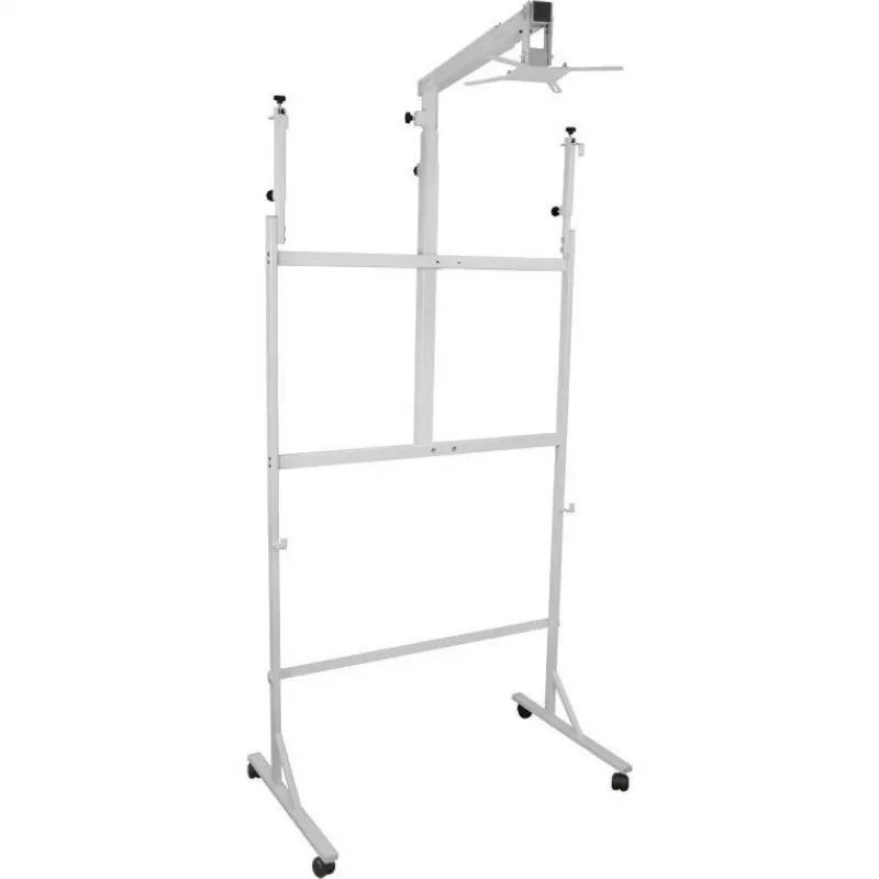Avtek Interactive Whiteboard Cart - Steel (Table), Projector Stand, White