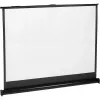 Projection screen MACLEAN MC-961 45 inch (4:3) free-standing, white metal, viewable 96×77 cm