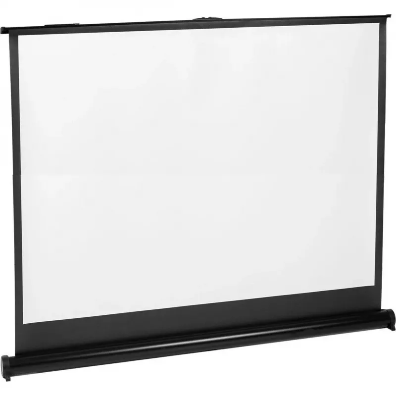 Projection screen MACLEAN MC-961 45 inch (4:3) free-standing, white metal, viewable 96×77 cm