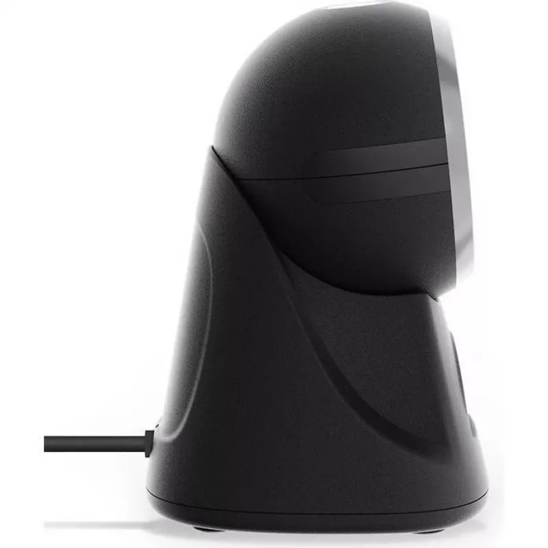 Qoltec Lettore Di Precisione Da Table Di Codici a Barre 1D E Scanner QR 2D, Lettore Codice a Barre, Black