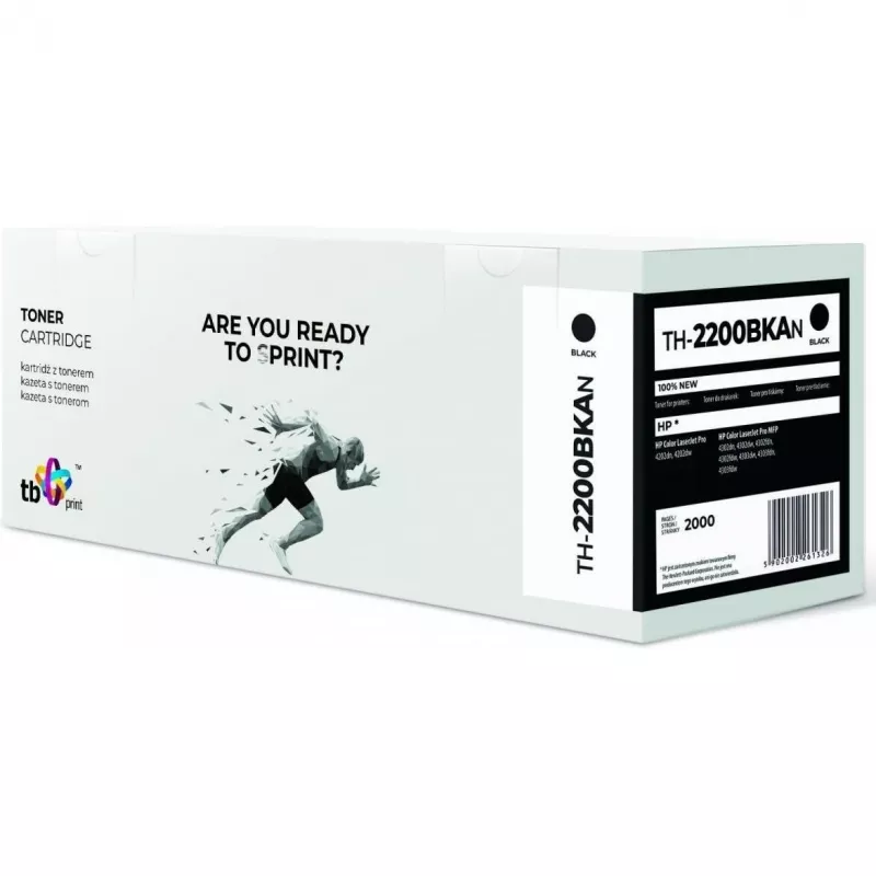 Print, Toner, Toner per HP Color LaserJet Pro 4202 W2200A TH-2200BKAN 100 Nuovi Black