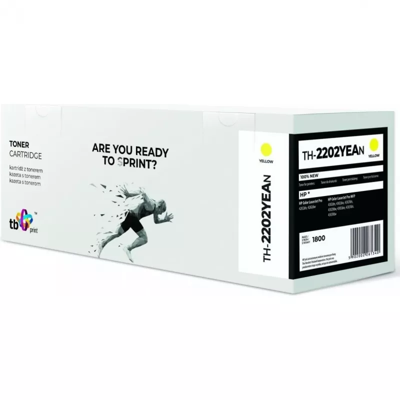 Print, Toner, Toner per HP Color LaserJet Pro 4202 W2202A TH-2202YEAN 100 Nuovi Inchty