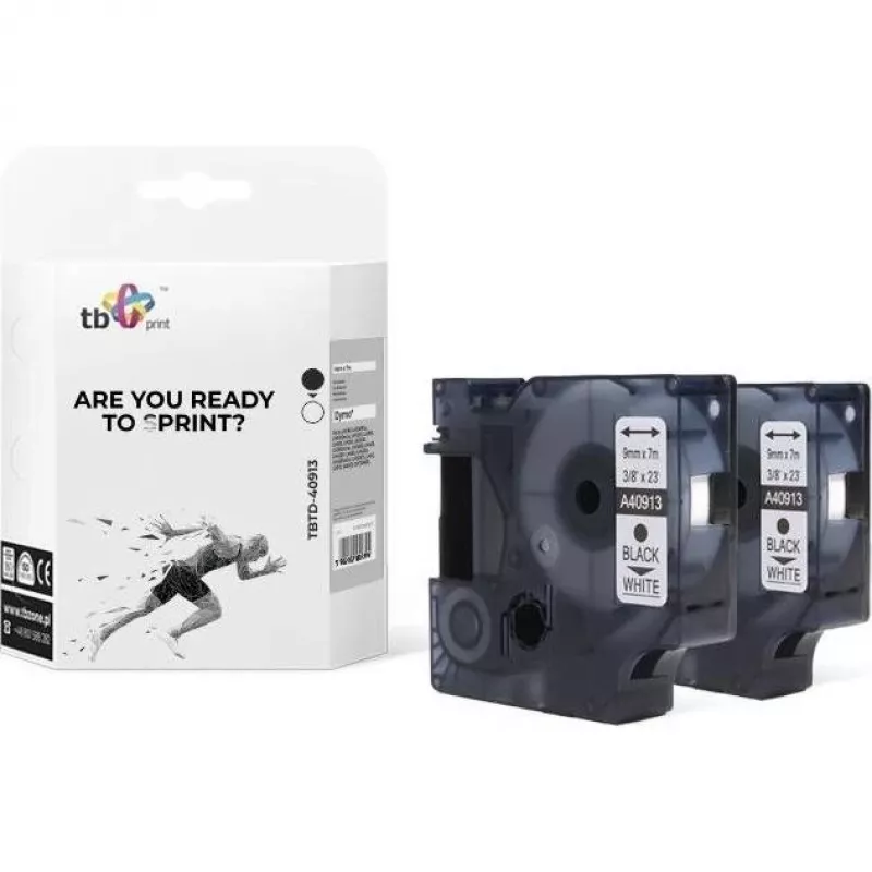 Print, Marking Tape, Label TBP TBTD-40913. (1cm, White)