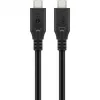 Goobay USB Cable-C, USB4, 240 W, 40 Gbit/s, Power Delivery, 1 M (1m, USB 4.0, 240W), USB Cable