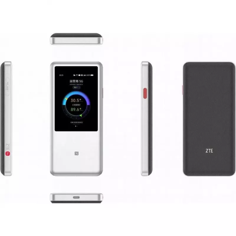Router ZTE U60 Dual Band Wi‑Fi 802.11ac | 2.4/5 GHz, NanoSIM, USB‑C, 64 devices