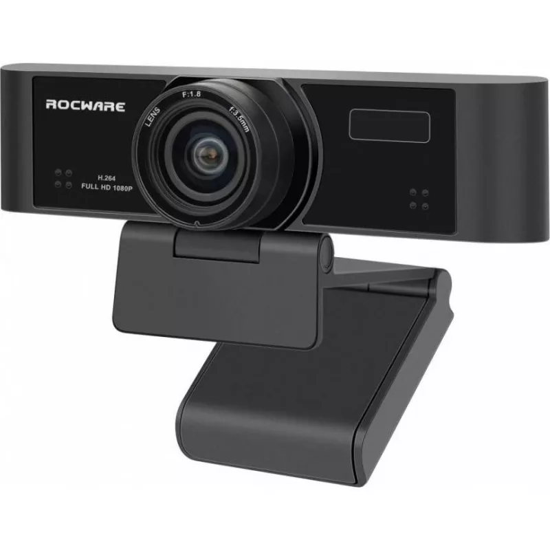 Web camera ROCWARE RC15 720p resolution with built-in microphone