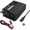 Qoltec 51952 Smart Monolith Battery Charger for LiFePO4/AGM/GEL/SLA, 10A, 24V
