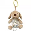 Music box TULILO 9387 beige dog 18 cm plush musical toy