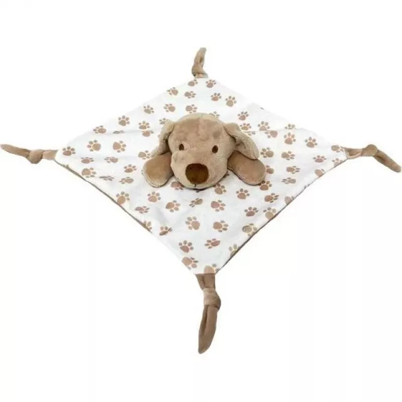 Plush toy TULILO Milly beige dog 25x25 cm soft baby comforter