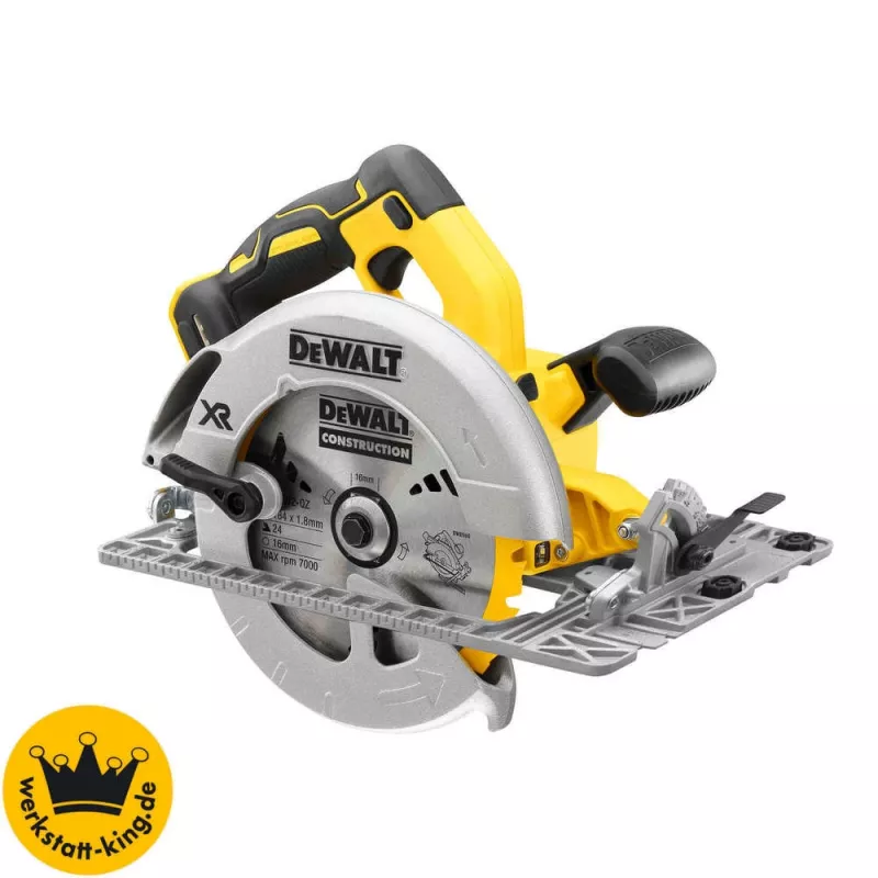 Circular saw DeWALT DCS572NT — 18 V Li‑Ion, brushless, 184 mm blade, 58 mm depth (90°), 57° bevel