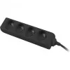 Lanberg, Power Strip, PS0-04E-0150-BK Power Extension 4 AC Outlets Indoor Black (4x, CEE 7/5, 1.50m)