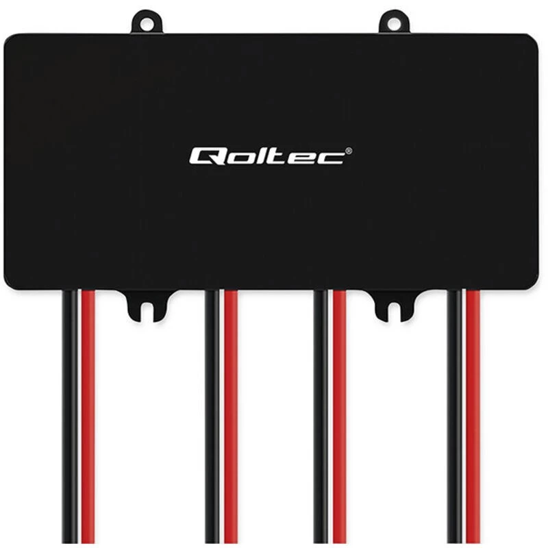 Voltage balancer QOLTEC 51098 for 48V systems — 4×12V battery equalizer
