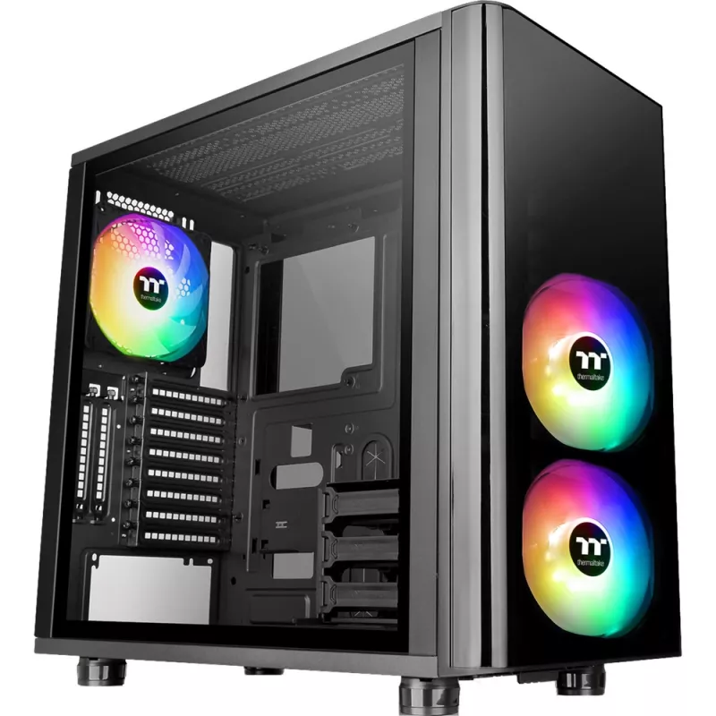 Thermaltake View 31 TG - ARGB Edition - MIDI Tower - ATX - without Power Supply (PS/2) - Black - USB/Audio
