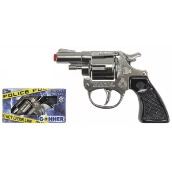 Pulio Police revolver small, metal 73/0