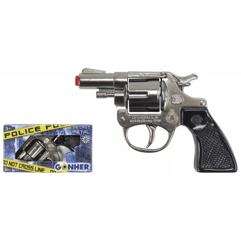 Pulio Police revolver small, metal 73/0