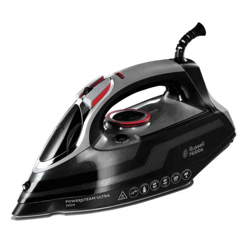 Russell Hobbs 20630-56 iron Dry & Steam iron Ceramic soleplate 3100 W Black, Grey