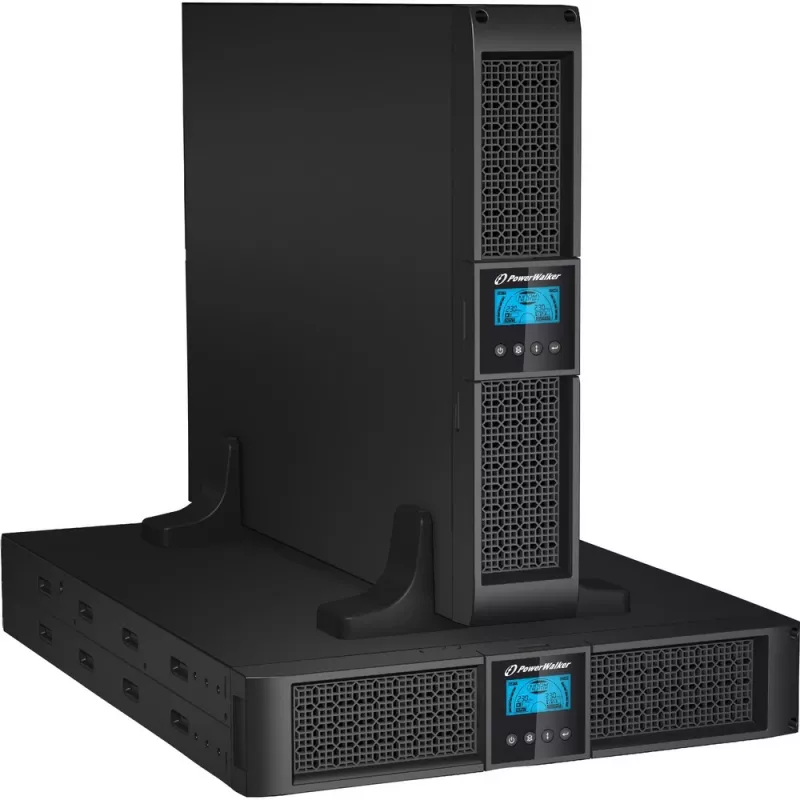 PowerWalker VI 3000RT LCD uninterruptible power supply (UPS) 3 kVA 2700 W 9 AC outlet(s)