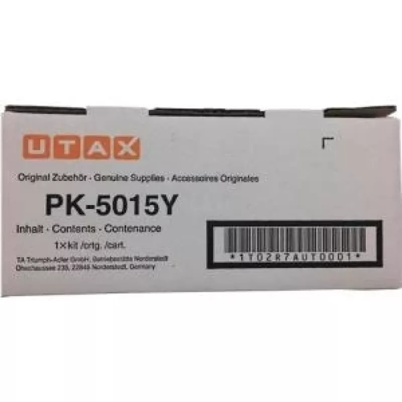 Utax 1T02R7AUT0/PK-5015Y Toner-kit Yellow, 3K Pages ISO/IEC 19752...