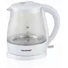 Electric kettle BLAUPUNKT 1 L 1630 W White — glass body, 360° base, button lid