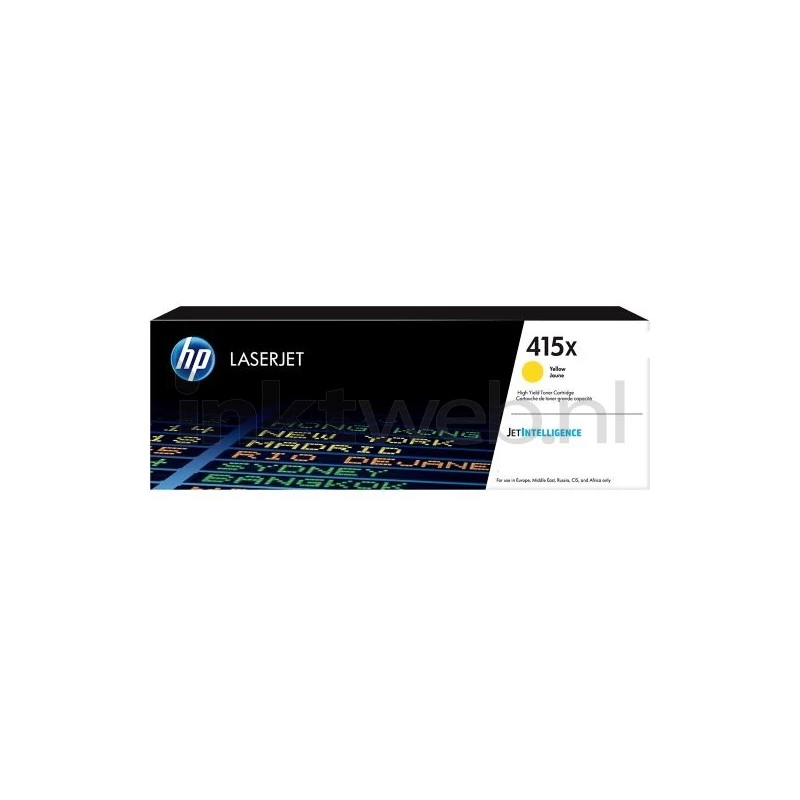 HP W2032XC/415X Toner Cartridge Yellow Contract. 6K Pages ISO/IEC 1979