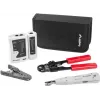 LANBERG Network Tool Kit Tester Stripper Crimper NT-0301 – RJ-12 connector support