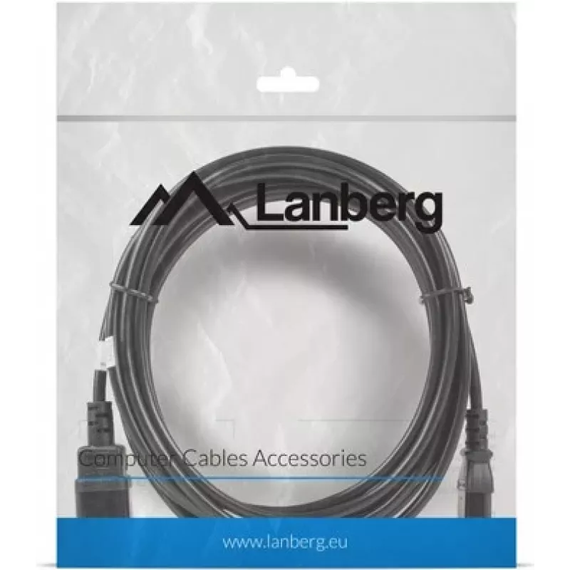 Lanberg C13- C14 Vde, 5m Cable Power Distiller (ca-c13e-11cc-0050-bk)