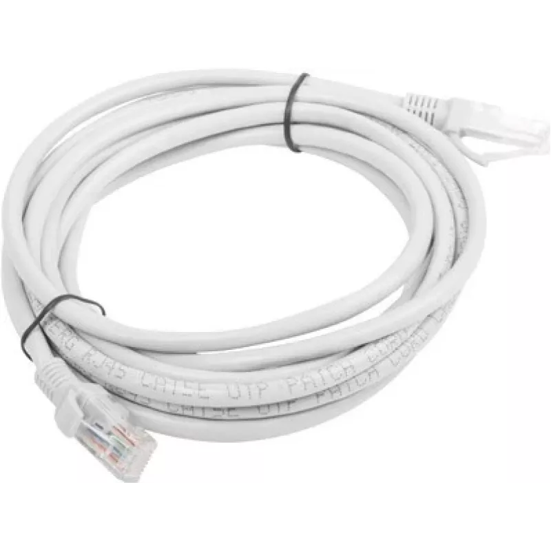 Network cable LANBERG PCU6-10CC-0300-S Cat6 U/UTP RJ-45, 3 m, grey