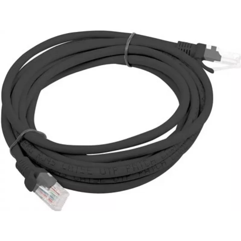 Patch Cable UTP Lanberg PCU6-10CC-0300-BK (RJ45 - RJ45, 3m, UTP, Cat. 6, Colour Black) (PCU6-10CC-0300-BK)