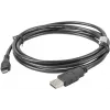 USB 2.0 cable LANBERG CA-USBM-10CC-0018-BK, Micro-USB B to USB A, 1.8 m, black