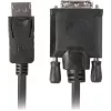 Video cable adapter LANBERG DisplayPort to DVI-D CA-DPDV-10CU-0018-BK, 1.8 m, black