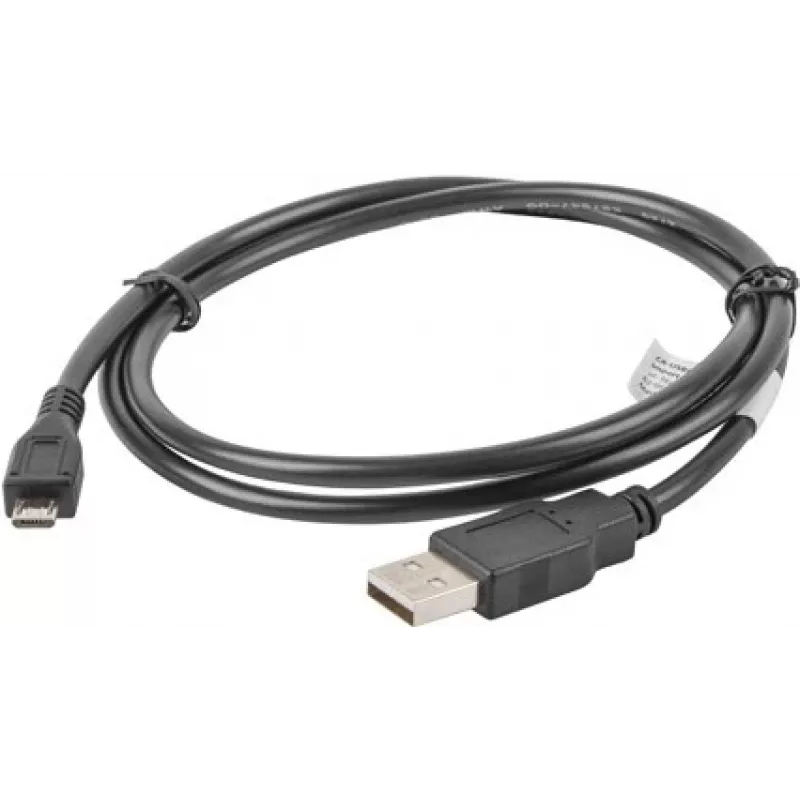 Lanberg CA-USBM-10CC-0010-BK USB cable USB 2.0 1 m Micro-USB B USB A Black