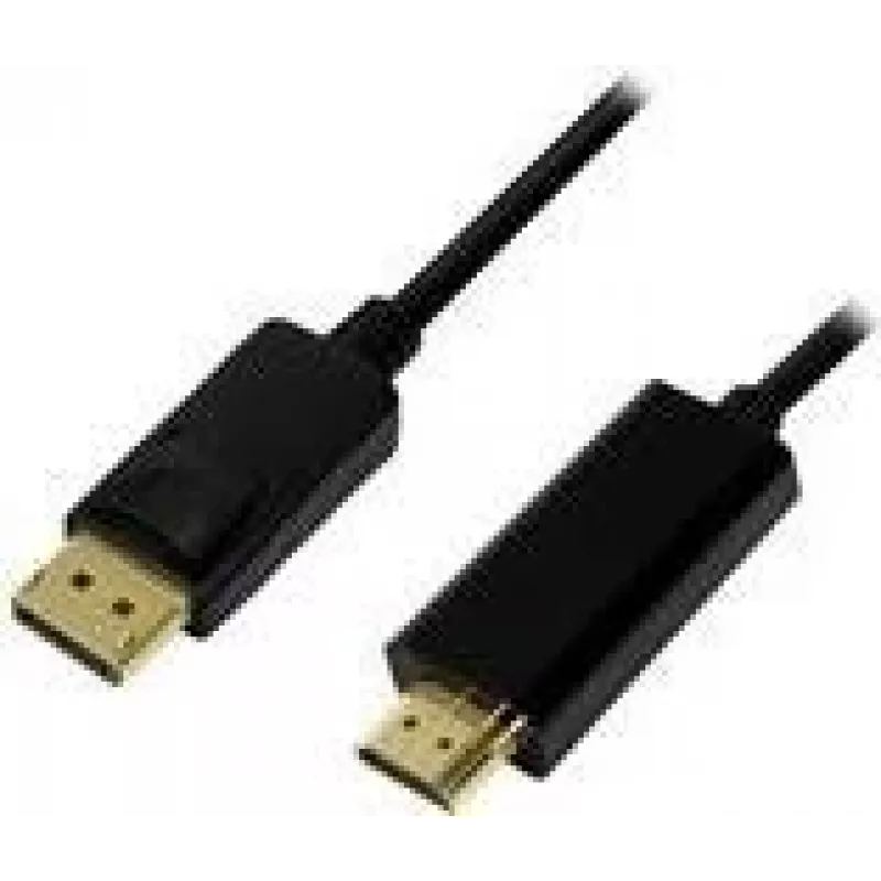LogiLink CV0126 Video Cable Adapter 1 M DisplayPort HDMI Type a (Stand
