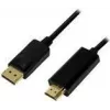LogiLink CV0127 Video Cable Adapter 2 M DisplayPort HDMI Type a (Stand