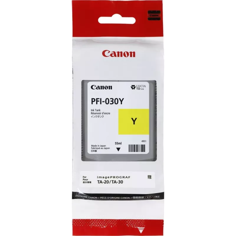 Canon PFI-030Y ink cartridge 1 pc(s) Original Yellow