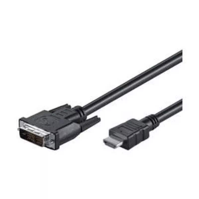 Goobay | DVI-D/HDMI cable, nickel plated | 50580 | DVI-D male Single-Link (18+1 pin) | HDMI male (type A) | 2 m