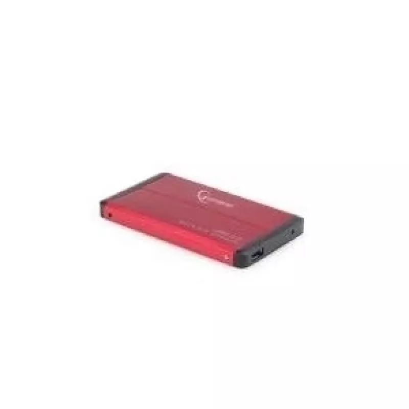 Gembird EE2-U3S-2-R - Festplatte - SATA - 6,35 cm (2.5) - 3.0 - Rot - Aluminium (EE2-U3S-2-R)