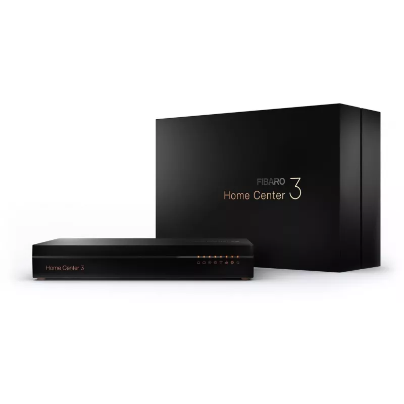 Fibaro Home Center 3 Wired & Wireless Black