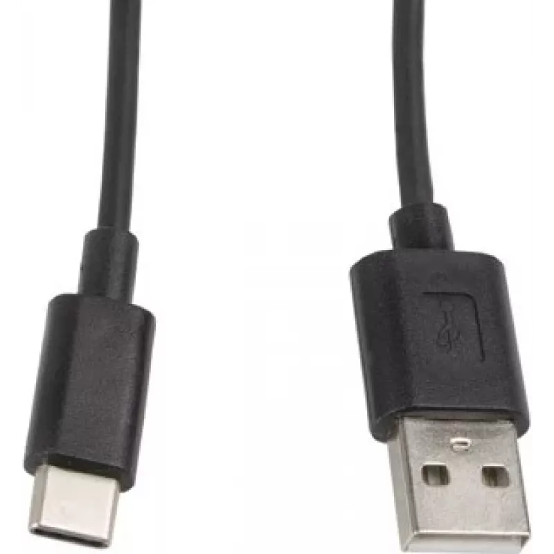 Cable Lanberg CA-USBO-10CC-0010-BK (USB 2.0 male - USB 2.0, USB, Type C male, 1m, Black) (CA-USBO-10CC-0010-BK)